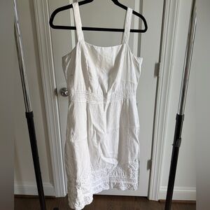 Casual Corner White Strappy Dress